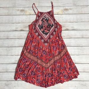American Eagle Boho Floral Sundress, Size Medium